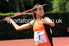 Girls Under-15s Javelin, 2022 Northern Inter Counties U17s and U15s Track and Field, York, Thursday, June 2nd. Photo: David T. Hewitson/Sports for All Pics